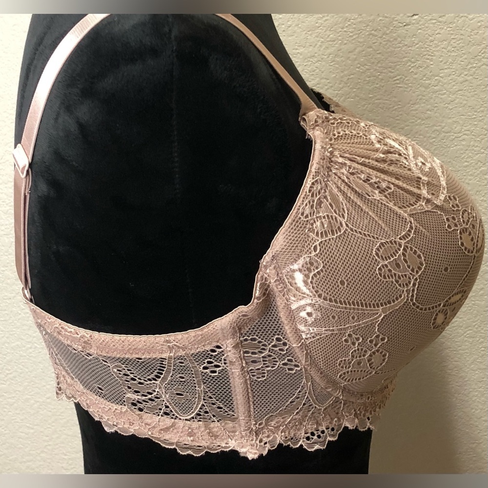 Rene Rofe Floral Lace adjustable Bra 40C - Picture 3 of 16